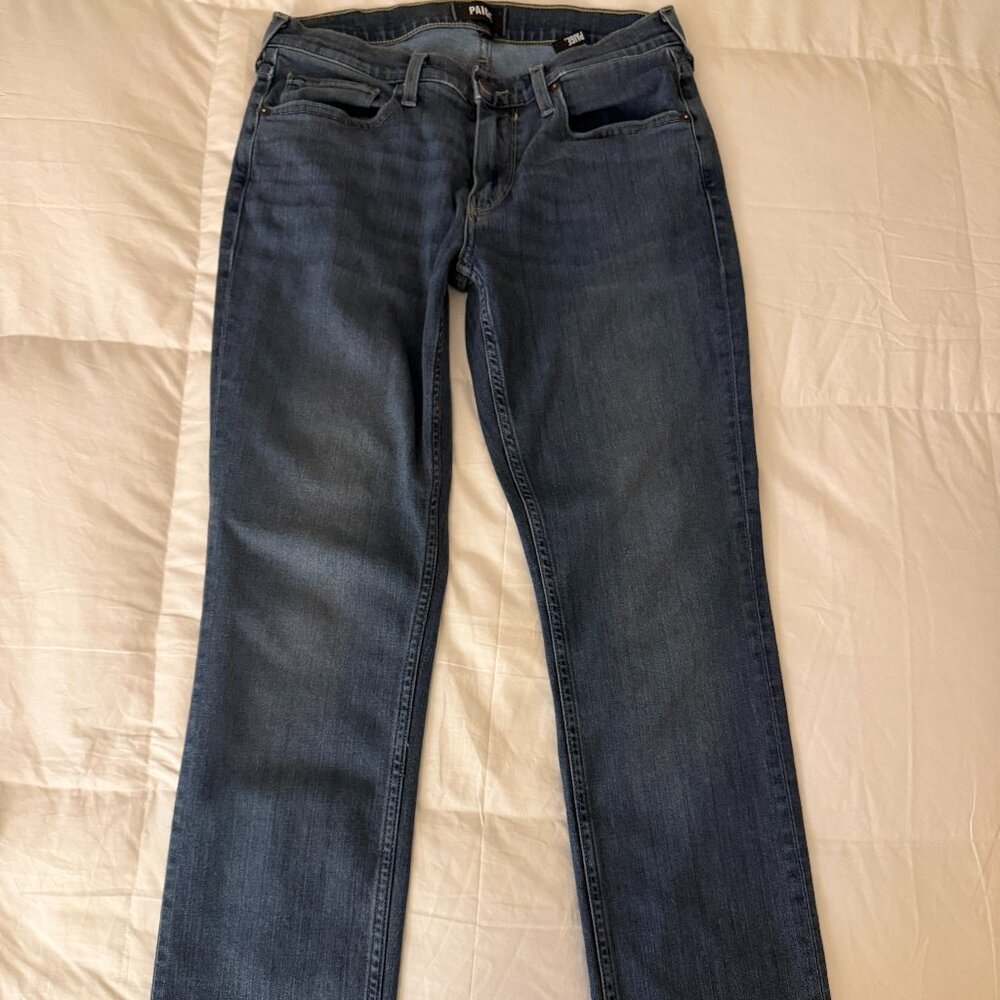 PAIGE Jeans Federal Men's Medium Wash TRANSCEND Luxury Fabric Denim Sz 29X30